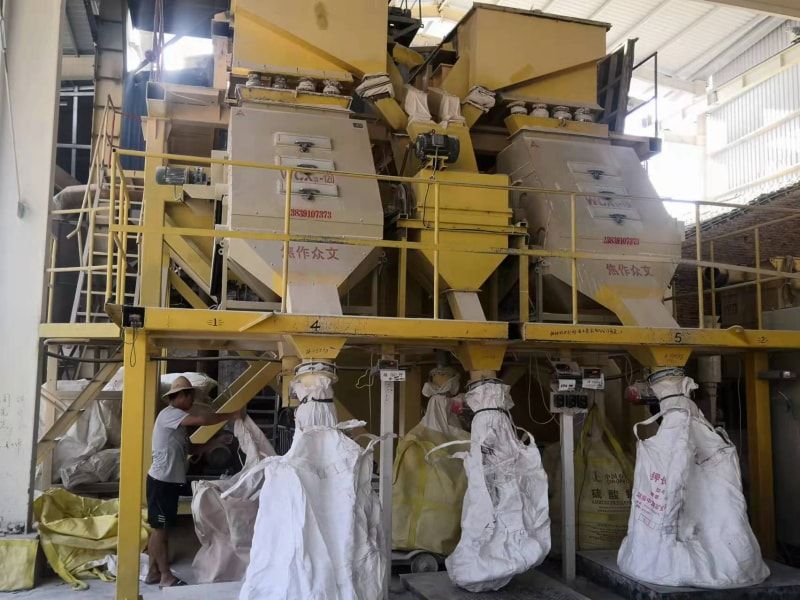 山西某莫來石磚企業使用現場